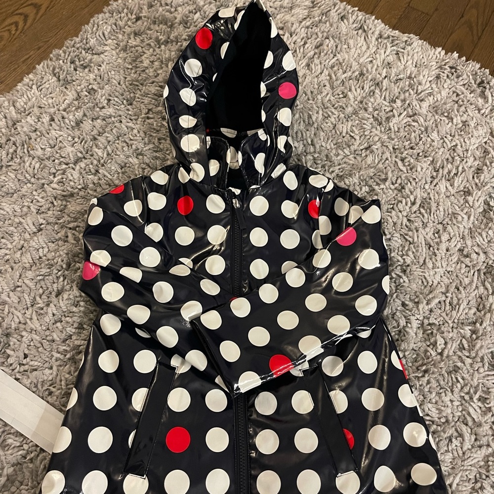 Jacadi Paris. Fleece lined raincoat. Brand New Without Tags.